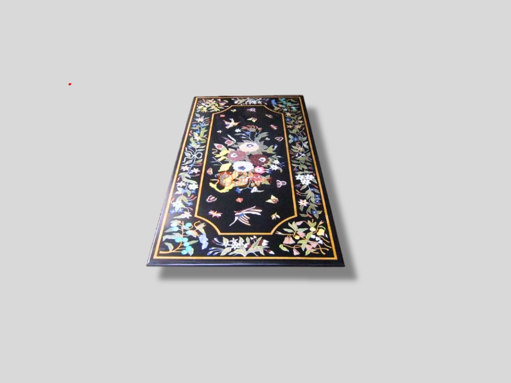 Handicraft Inlay Marble Dining Table Decor